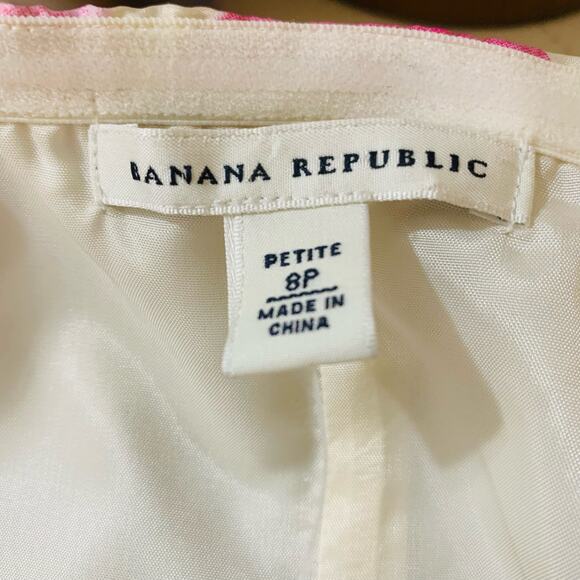 NEW Banana Republic Sz 8P Petite 100% Silk Strapless Ruched Convertible Dress - Picture 12 of 15